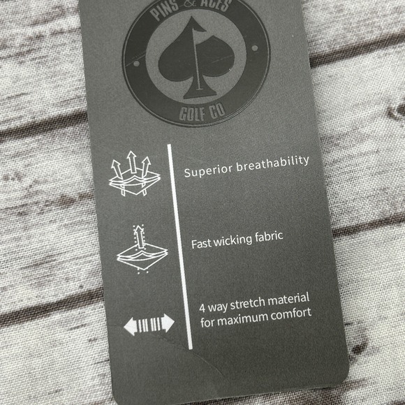 Pins And Aces Golf Co Polo Shirt Mens 2XL Tropical Print Performance Stretch NEW - Picture 8 of 9